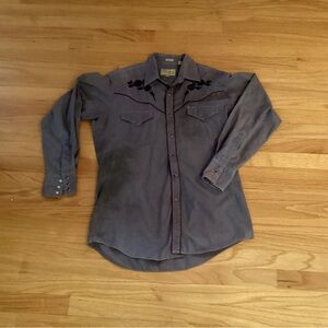 Vintage western pearl snap shirt
